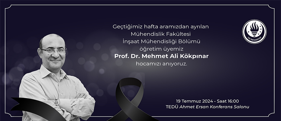 Prof. Dr. Mehmet Ali Kökpınar Anma
