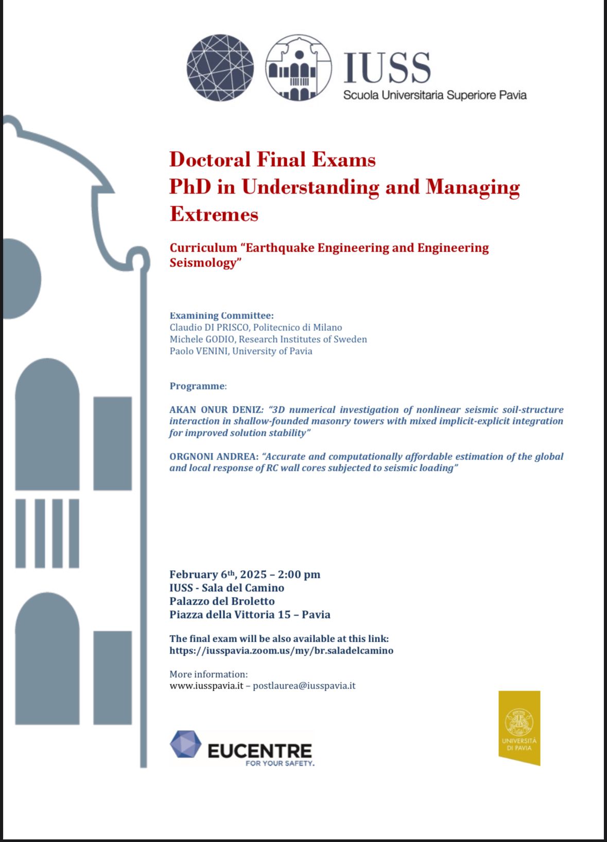 Onur Deniz Akan Doktora Jürisi